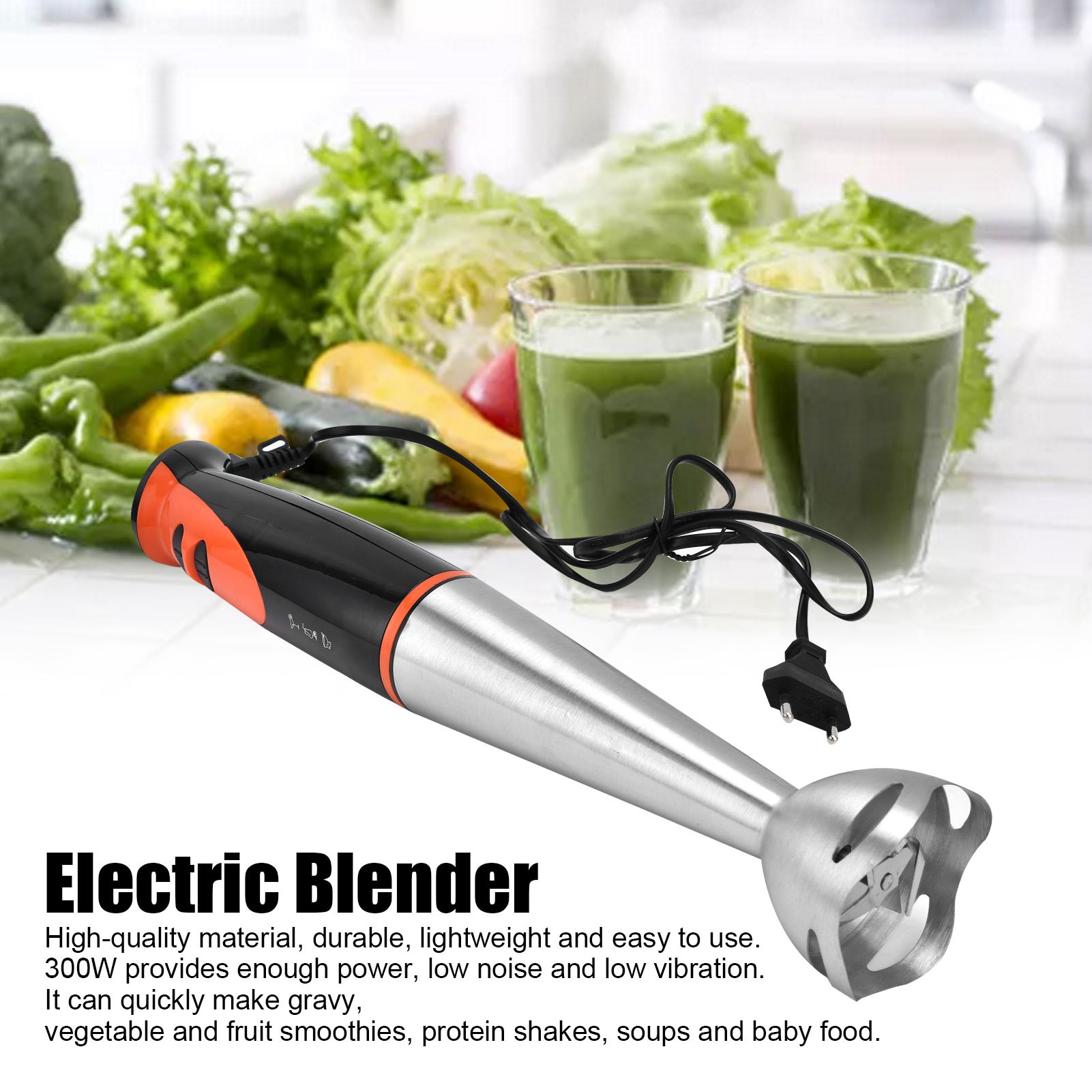 Immersion Hand Blender Set - خلاط كهربائي، خلاط طعام يدوي، خفاقة