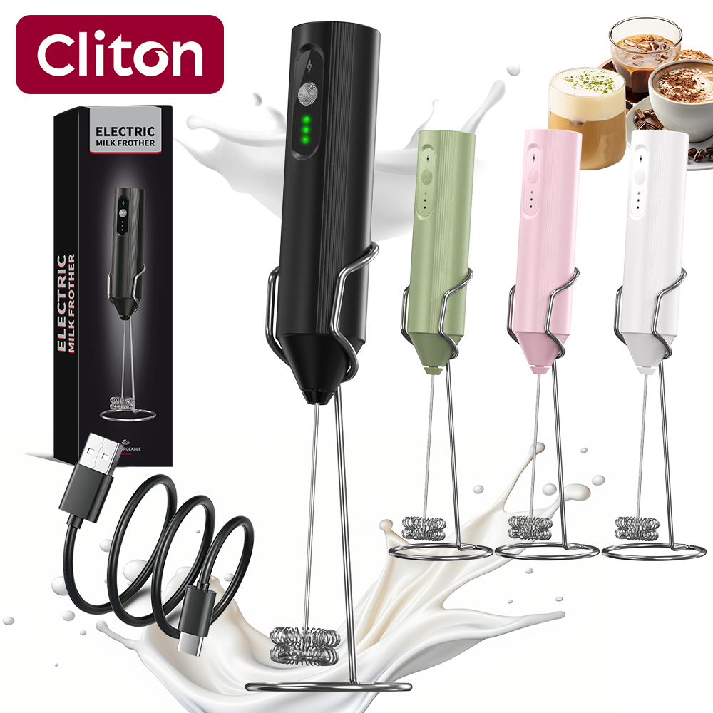Electric Milk Frother Handheld - جهاز كهربائي متعدد الوظائف لصنع رغوة