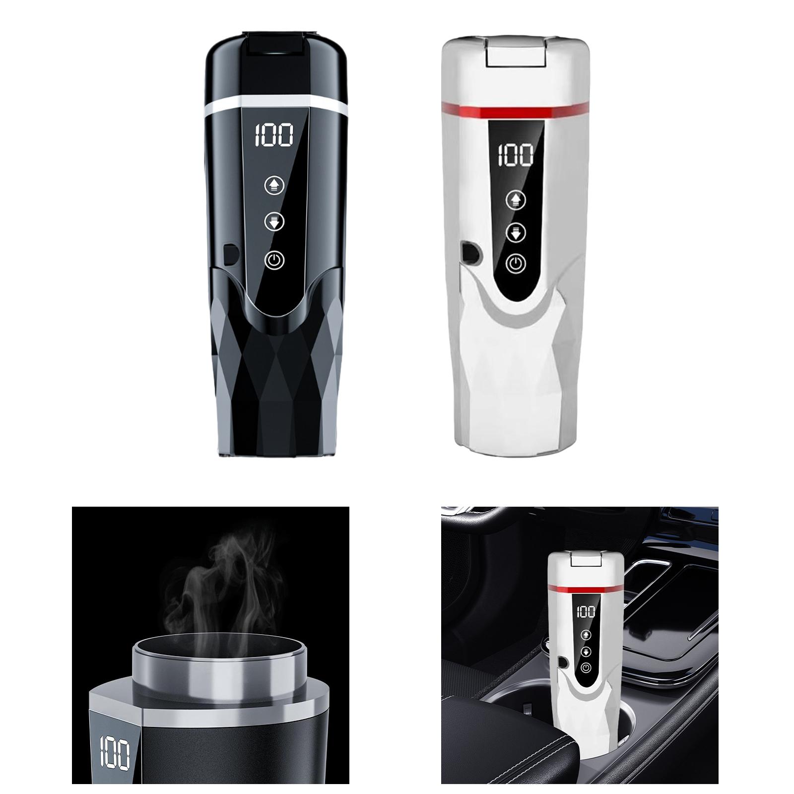 كوب تسخين كهربائي محمول للسيار - مراجعة Electric Kettle Temperature Control وسعره