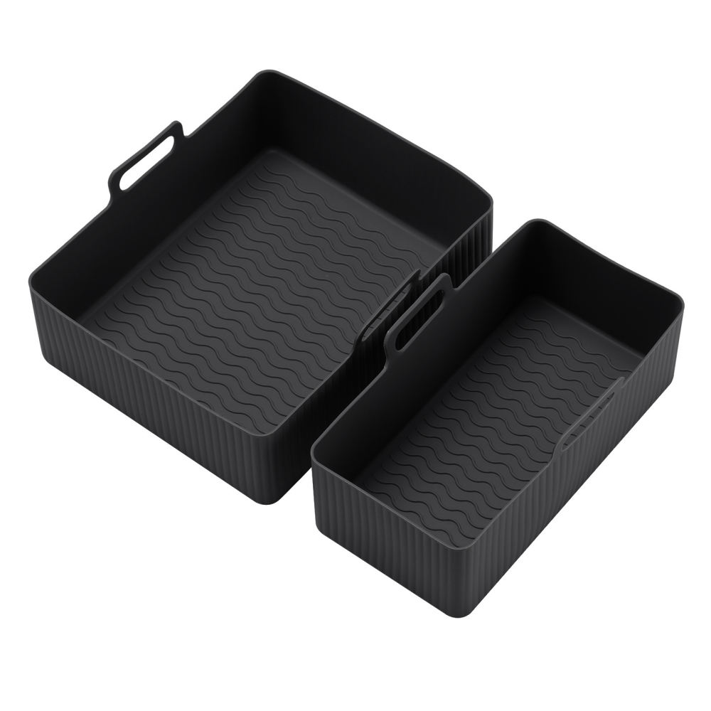 بطانة سيليكون قابلة لإعادة الا - مراجعة Air Fryer Silicone Pot Liner وسعره