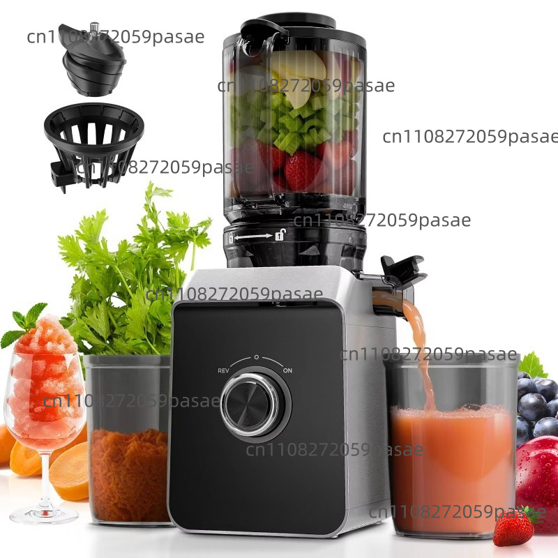 عصارة فواكه بفتحة واسعة وسرعة  - مراجعة Electric Slow Juicer Cold Press وسعره