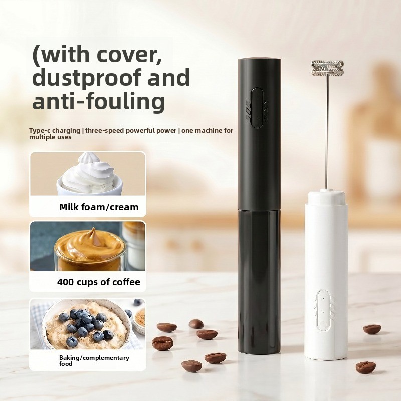 خلاط حليب كهربائي محمول، خفاقة - مراجعة Electric Milk Frother Handheld وسعره