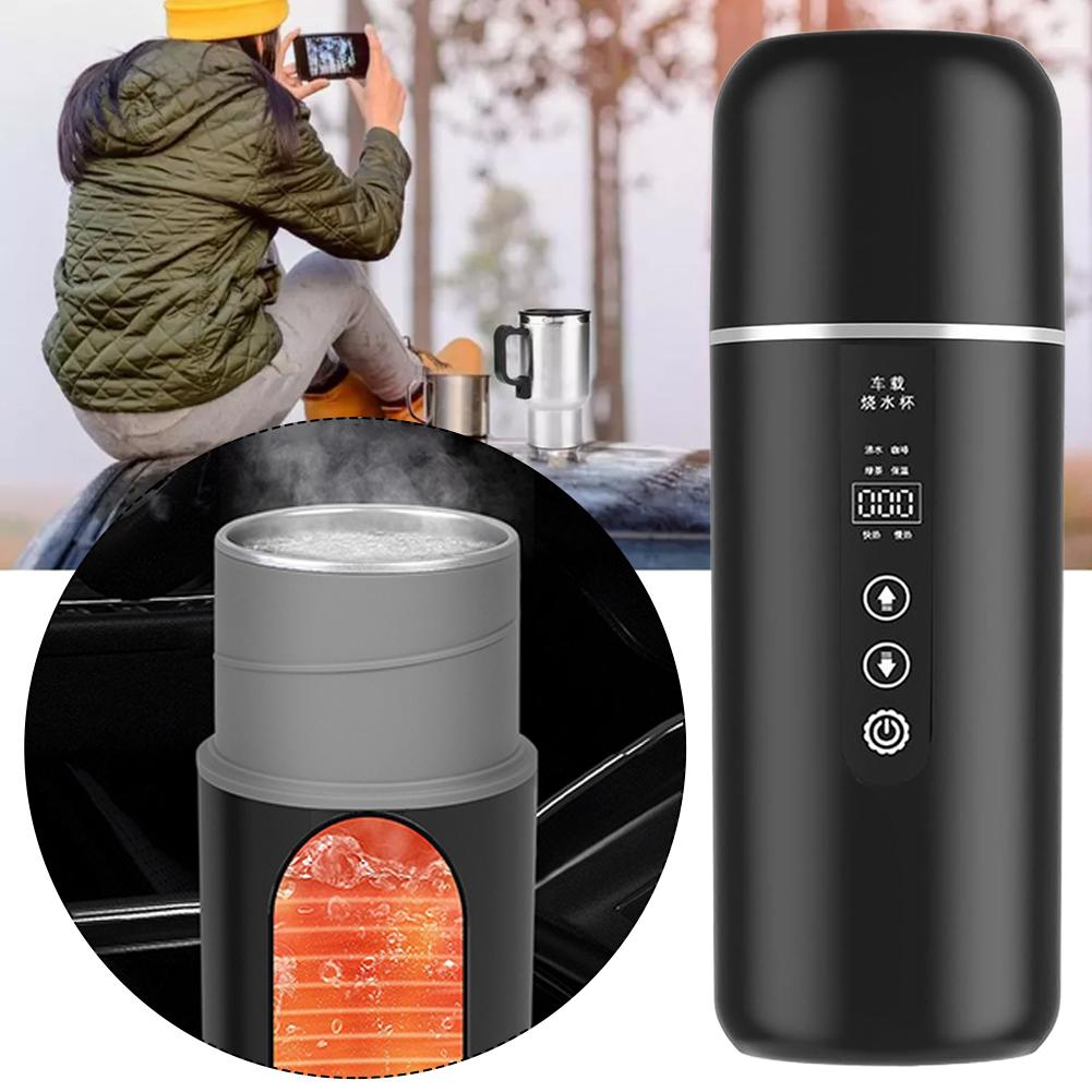 12 فولت 24 فولت سيارة التدفئة  - مراجعة Electric Kettle Temperature Control وسعره