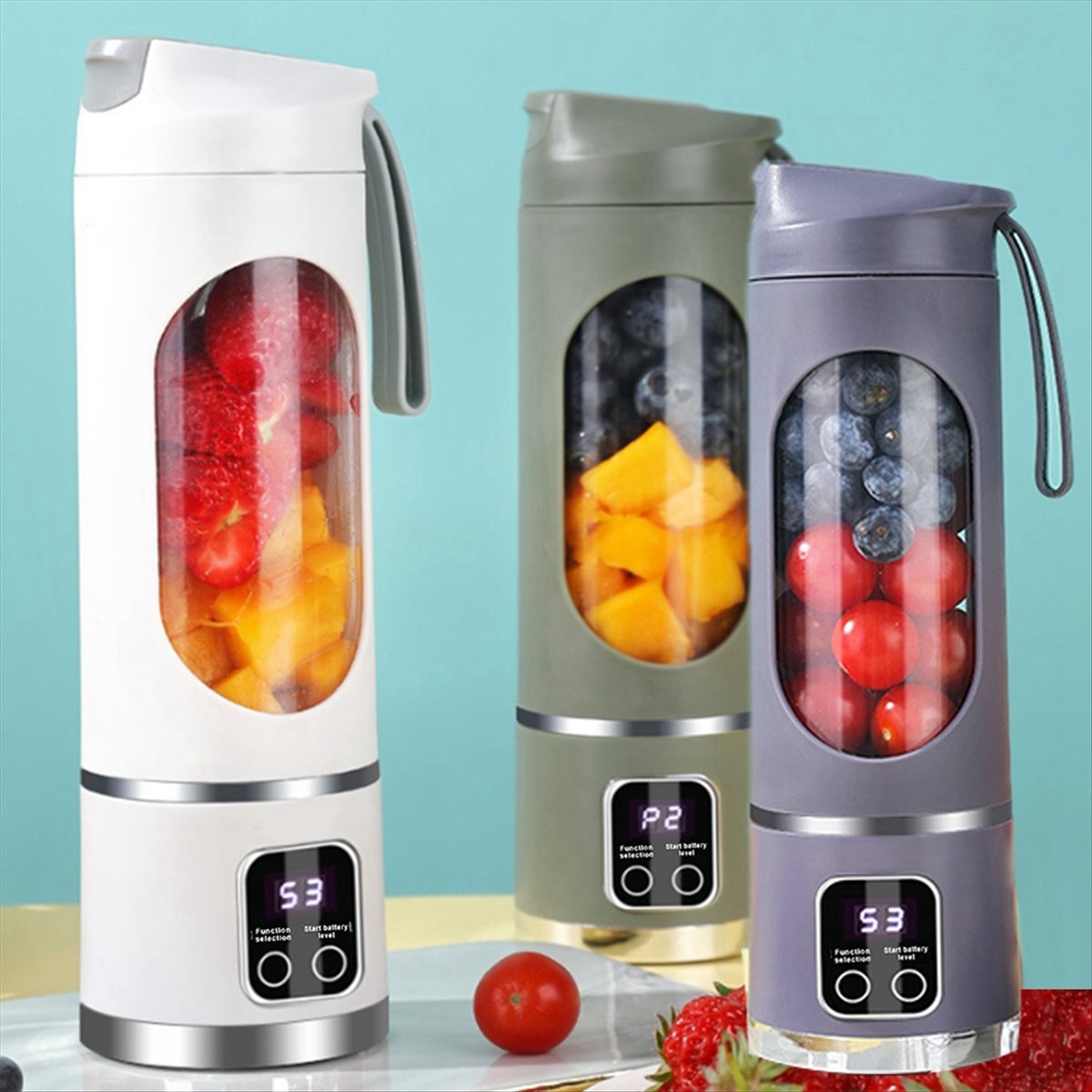 خلاط محمول قابل لإعادة الشحن ع - مراجعة Portable Blender Usb Rechargeable وسعره