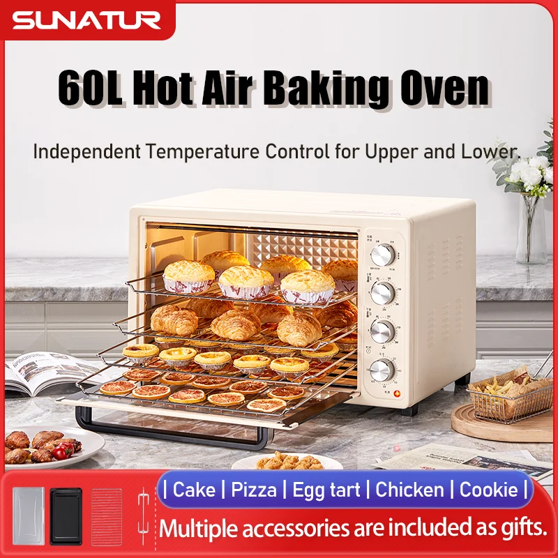 فرن تدوير الهواء الساخن SUNATU - مراجعة Small Appliances وسعره